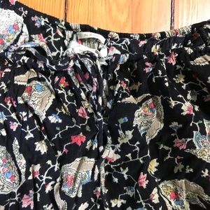 Floral over sized flowy blouse